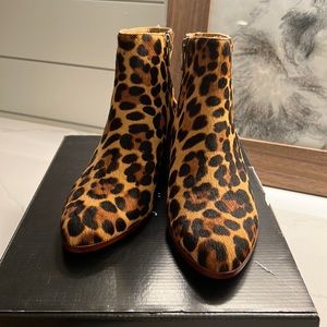 Jcrew Factory Walker calf hair boots, size 6, never worn